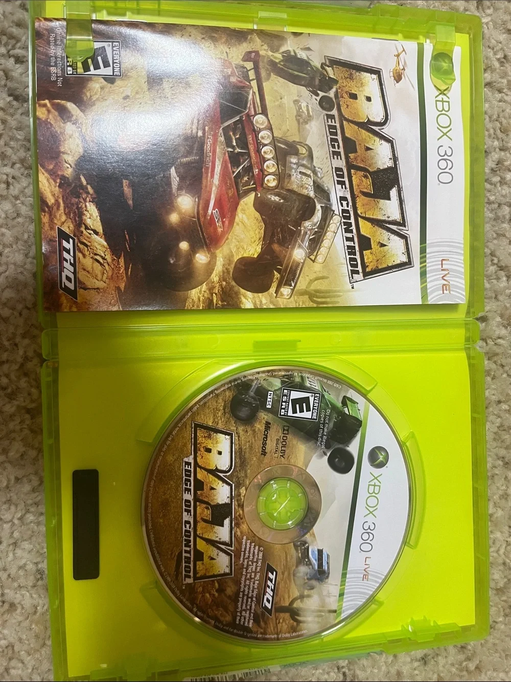 Microsoft Xbox 360 Baja Off-Road Racing (Red, Green)